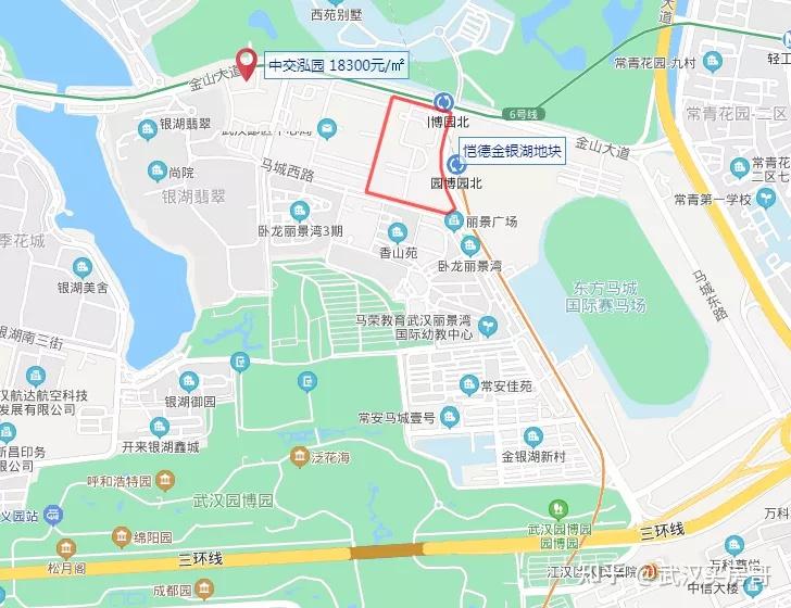 愷德集團,以樓面地價11006元/㎡的價格,拿下金銀湖地塊,東西湖又雙叒