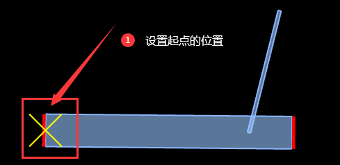 左鍵選擇與橋架/線槽連接的配管右鍵確定,左鍵選擇設置起點的位置