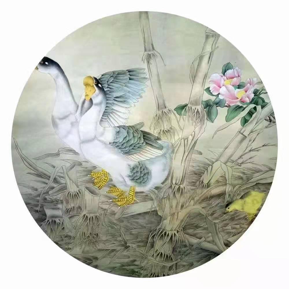 当代工笔花鸟画名家郭万禄精品作品选集