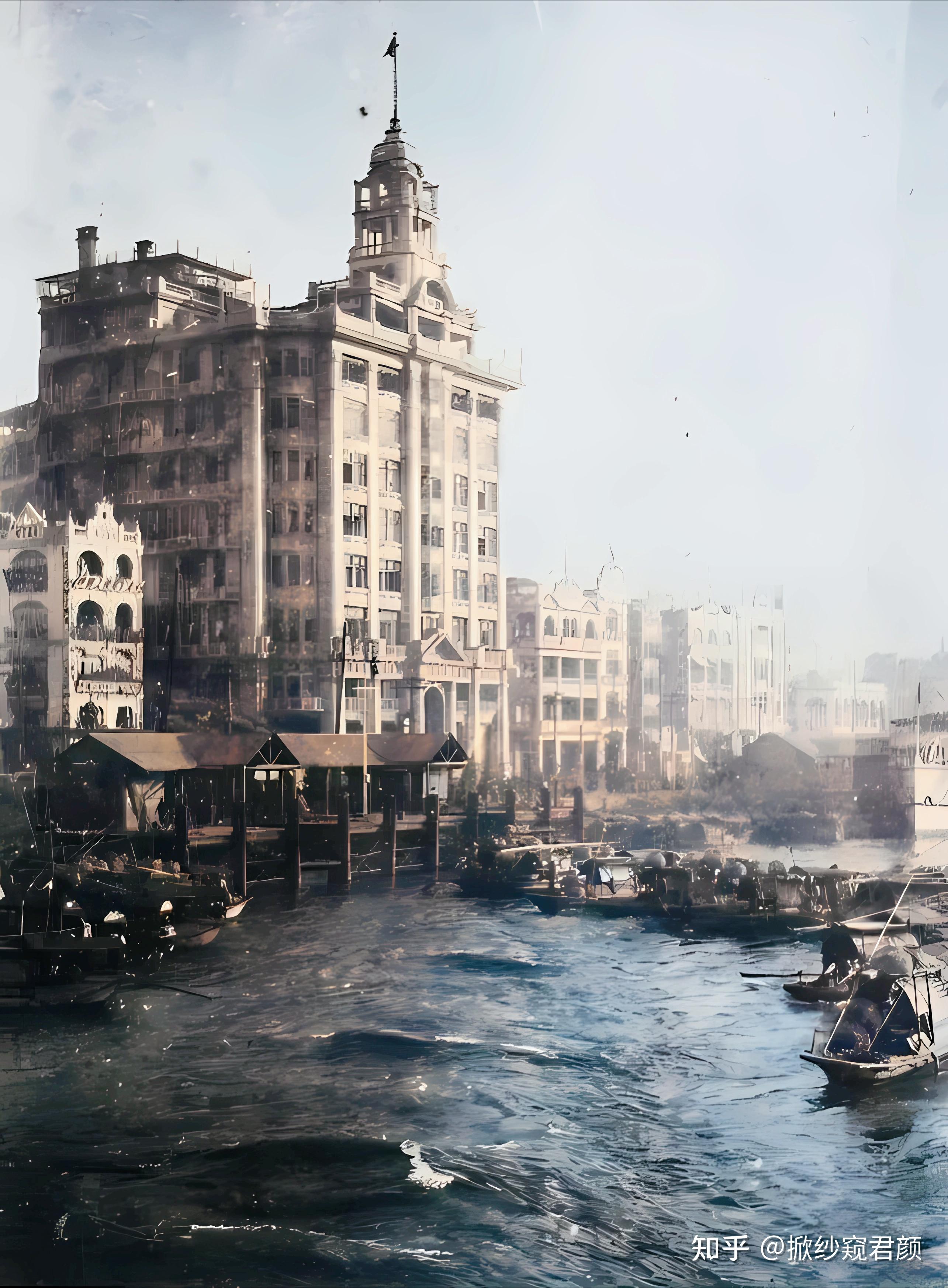 1920年日本间谍镜头下的广州100多年前的羊城竟已如此发达