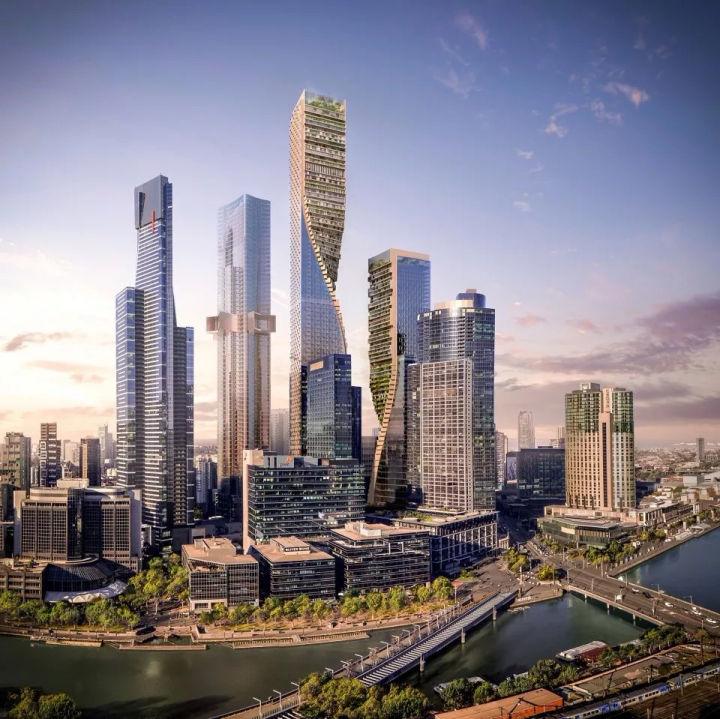 梯田超高层澳洲未来第一高楼城市绿脊