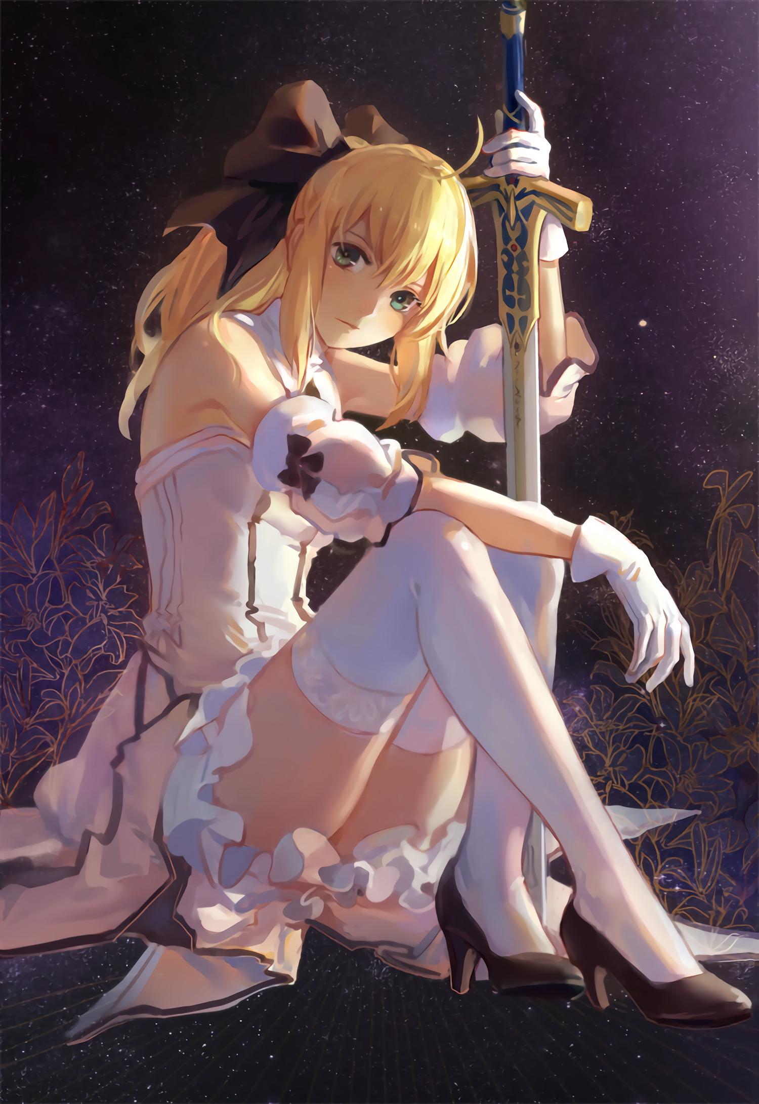动漫壁纸&美图 | fate第十二弹 阿尔托莉雅·潘德拉贡(少女装)