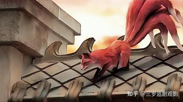白凤九九尾红狐狸图片图片