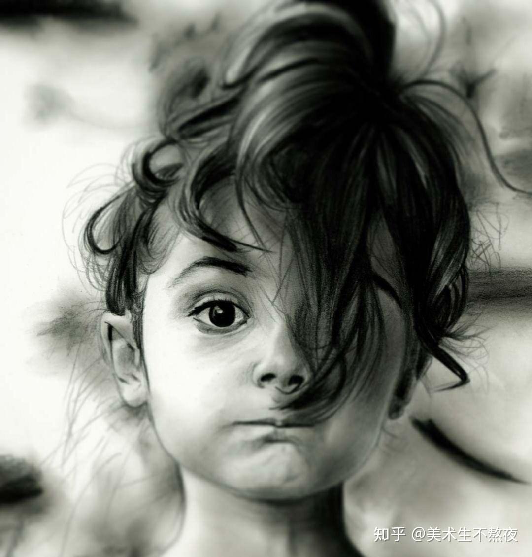 分享一组带情绪的素描分享