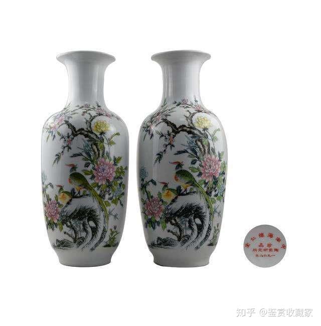 毛瓷《粉彩花鸟纹灯笼尊》 - 知乎
