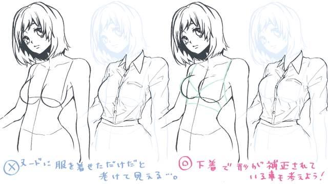 先画人体才画衣服