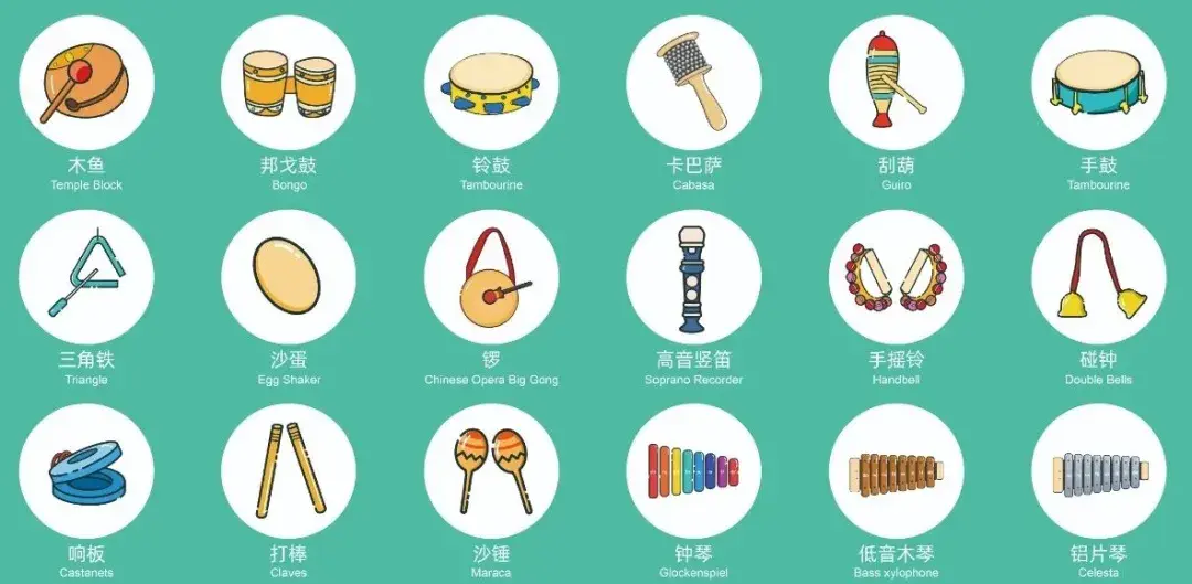 一节课居然能学这么多知识声乐律动乐理乐器认知创作全都有