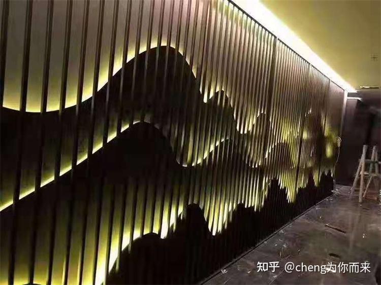 山水画铝方通造型 - 知乎