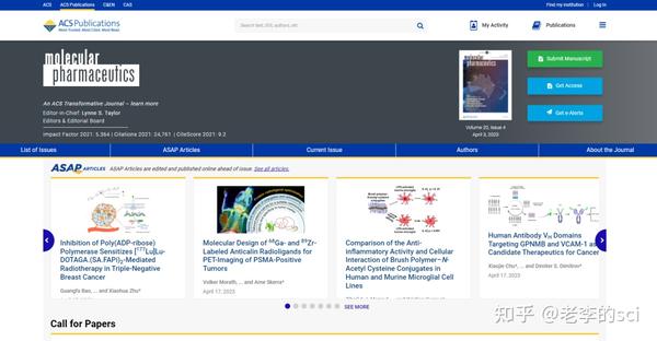 Sci快发 期刊分析：药学jcr1区，国人友好，接收快，无版面费 知乎