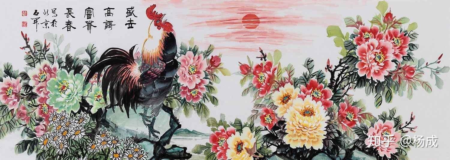 鲤鱼跳龙门,寓意鸿运当头,这幅画挂在茶楼里,茶楼鸿运当头,喜事连连