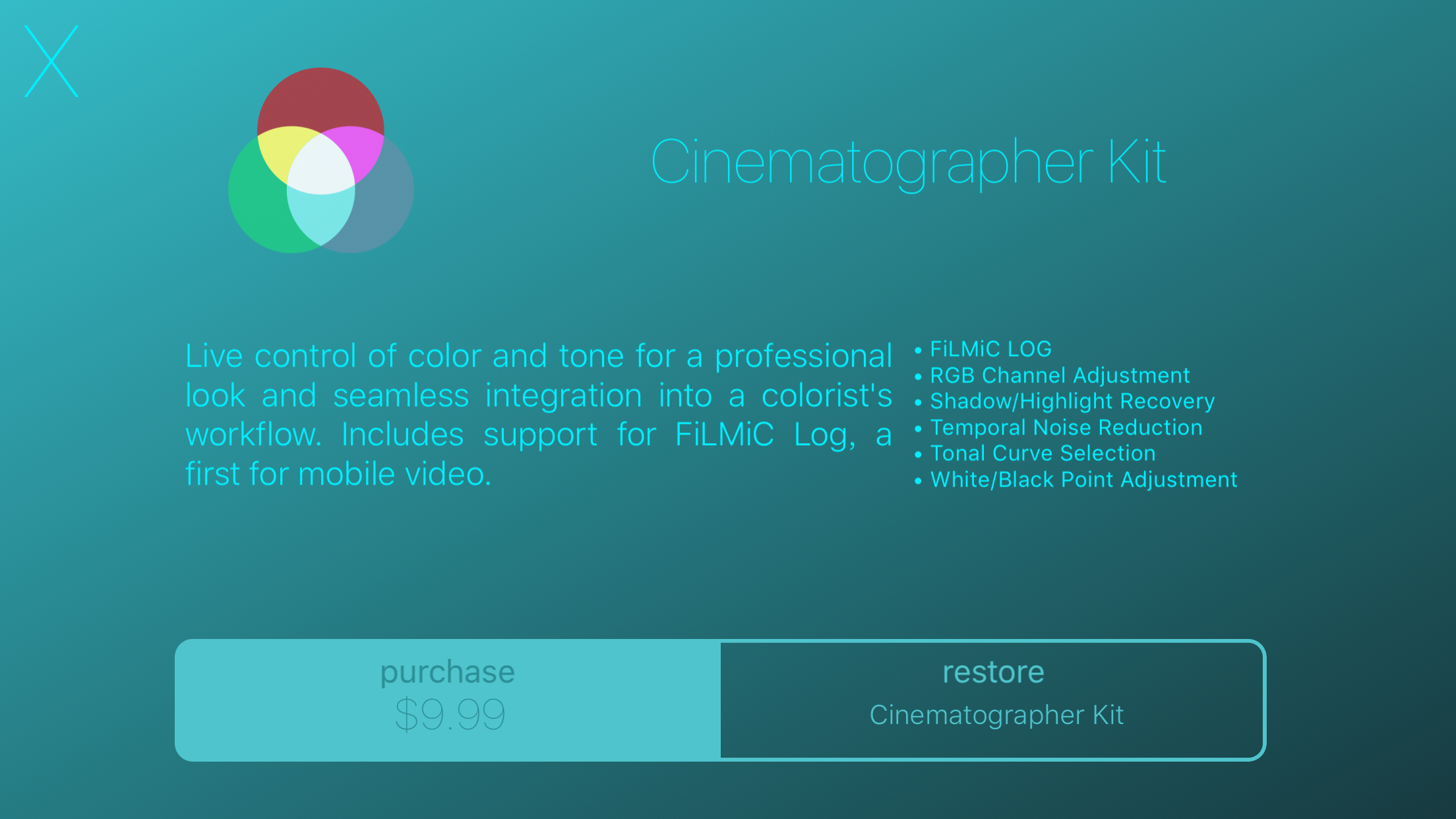 iphone用filmic pro能拍摄raw视频吗?如果不能,