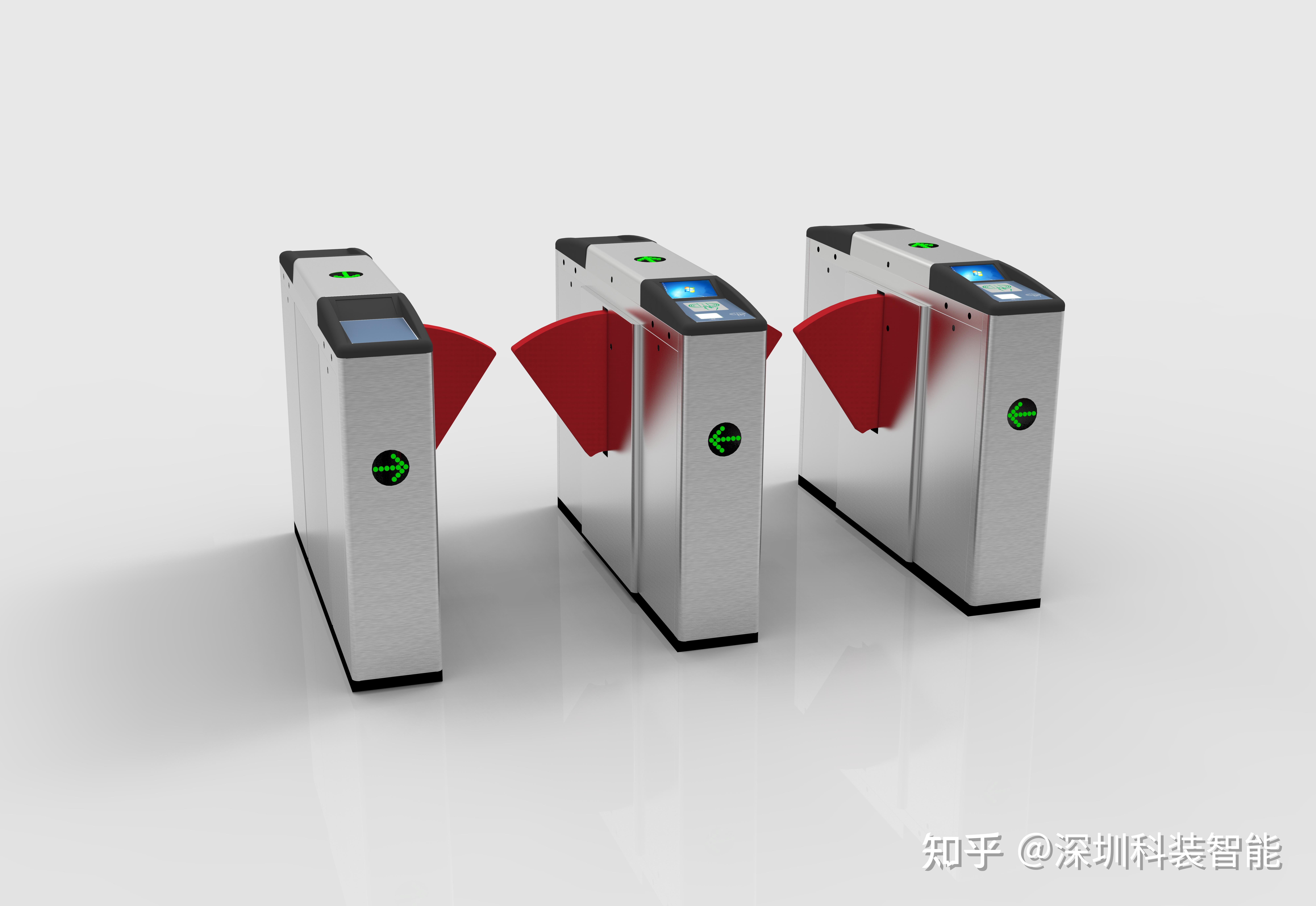 三辊闸,是历史最悠久的闸机类型,由于其一人一杆的