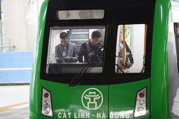 河内地铁二号线即将开始试运行