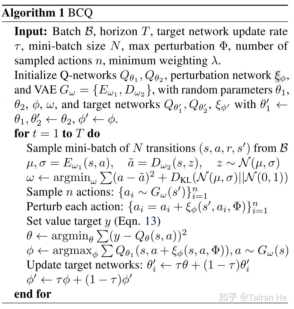 【论文笔记 3】BCQ: Batch-Constrained deep Q-learning - 知乎