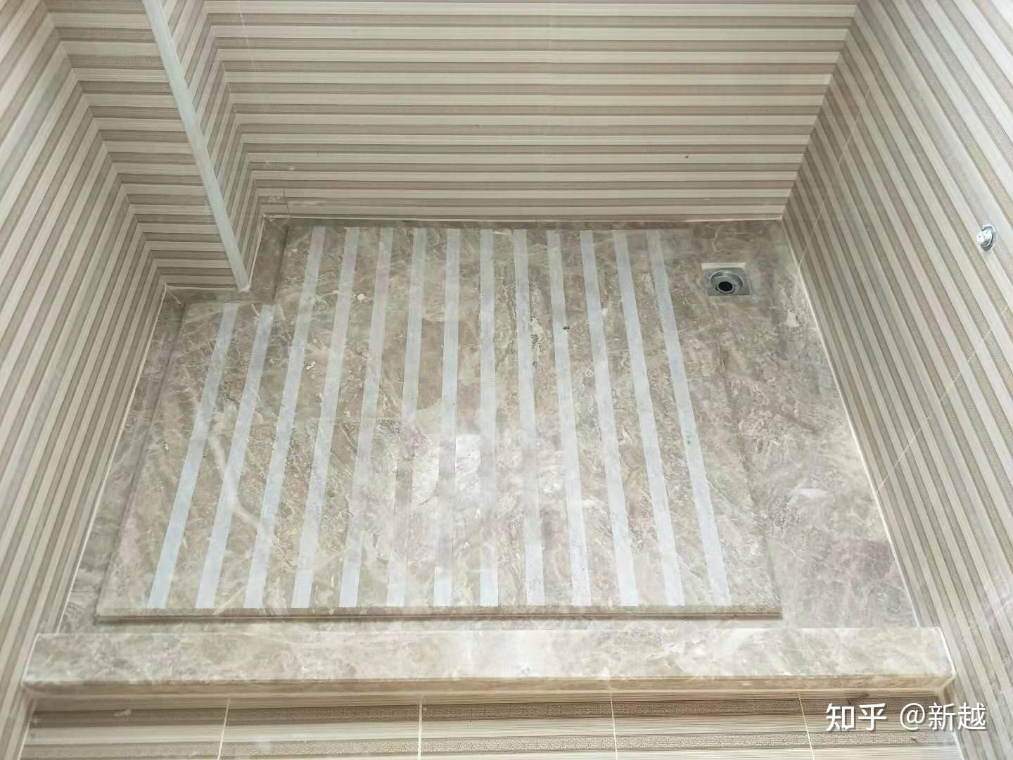 淋浴间地面拉槽效果图图片