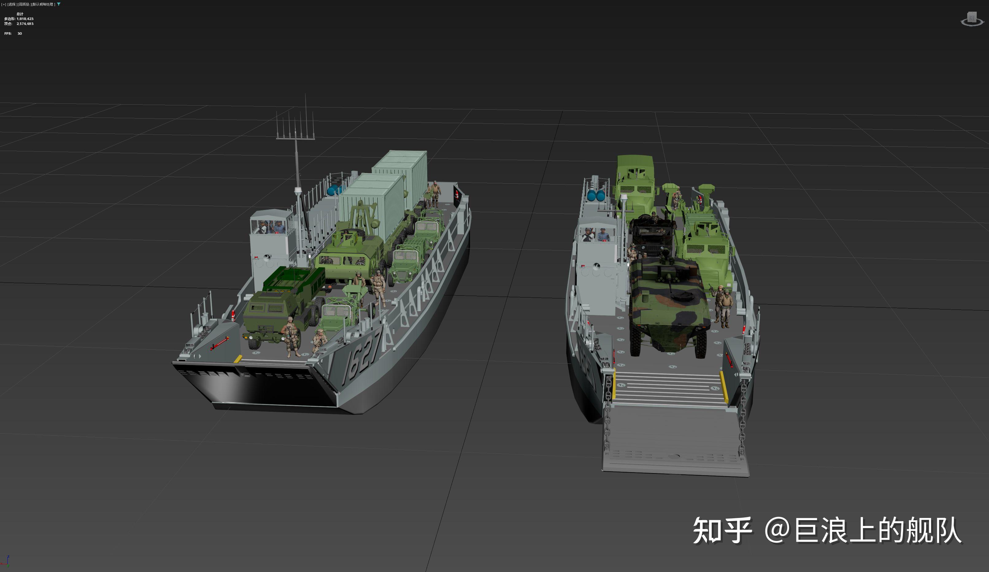 美国 lcu 1627型 通用登陆艇2.