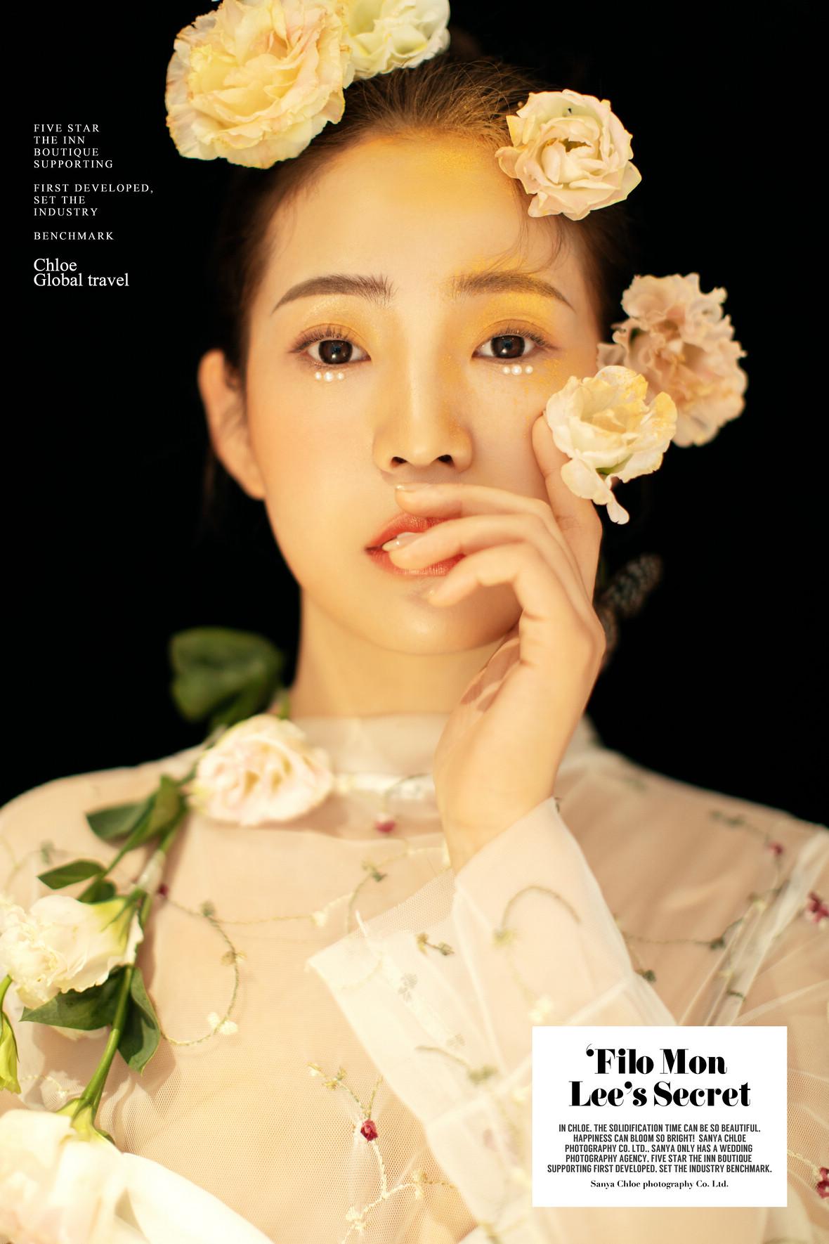 有好看的新娘婚纱照妆容吗,可以分享一些吗?