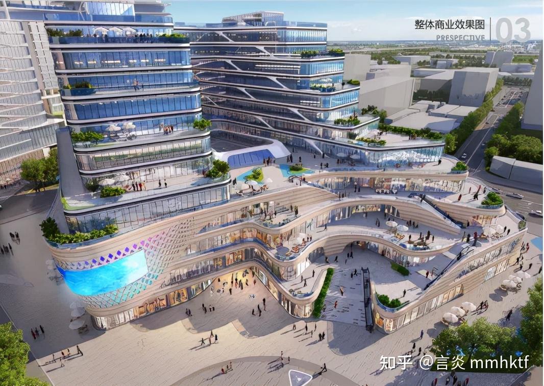 广百海港城04产品天荟江湾在产品上的优势,首先是一个大型地标综合体.