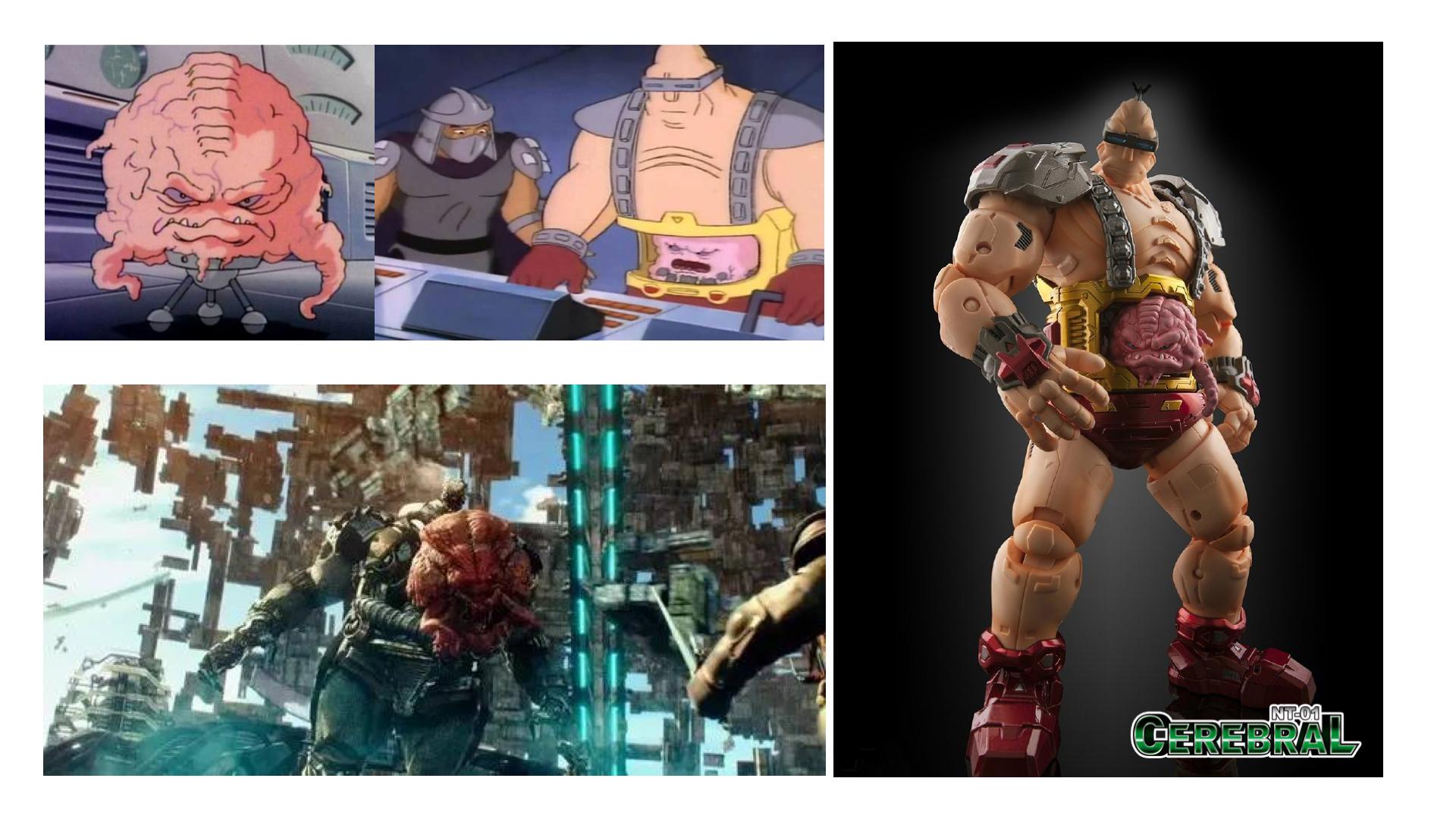 哒造型一个被外星人同类削的只剩大脑的反派boss - 朗格/克朗(krang )