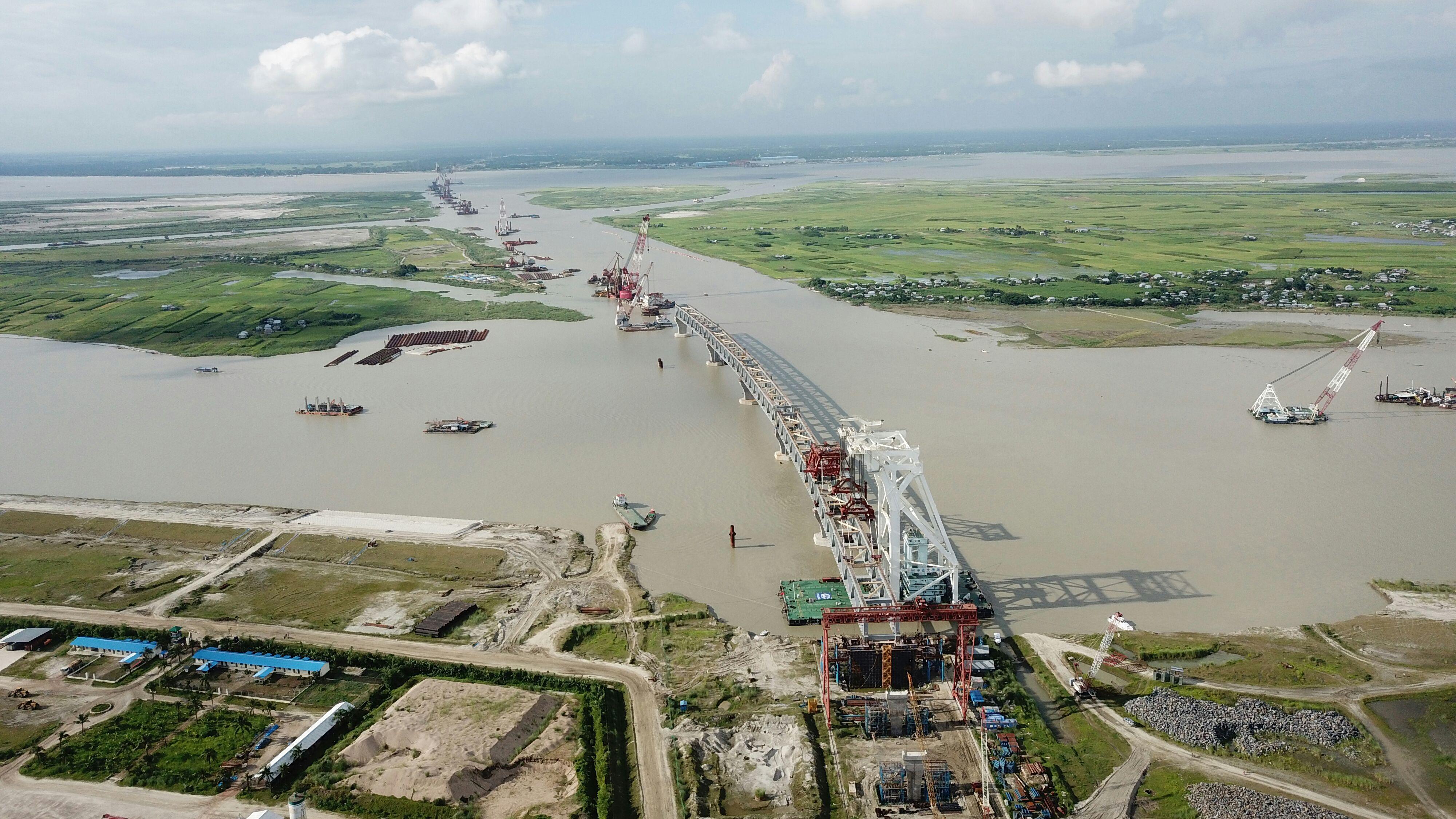帕德玛大桥有多重要?基建狂魔秀操作,帮助孟加拉国建造百亿大桥