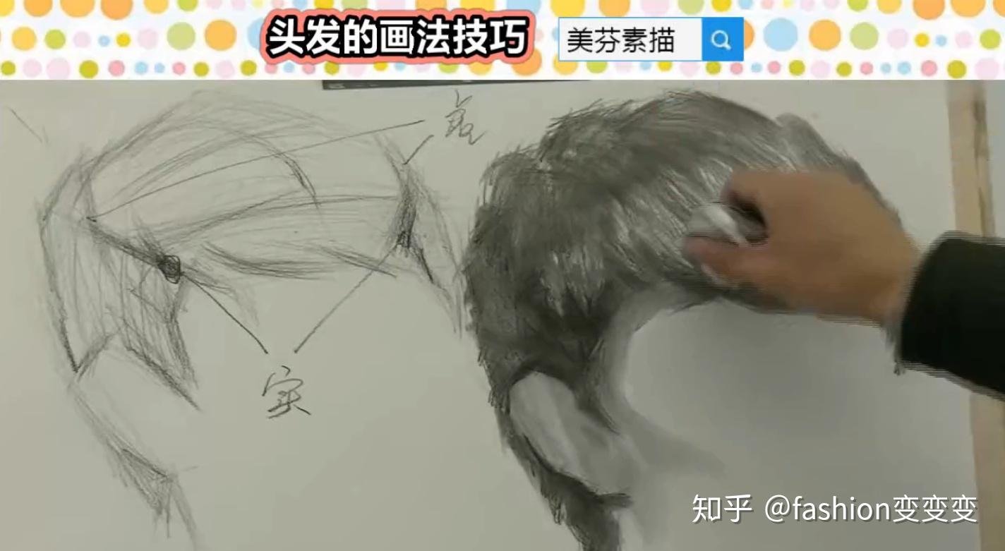素描头像头发怎么画？广州画室分享这三个绘画技巧！