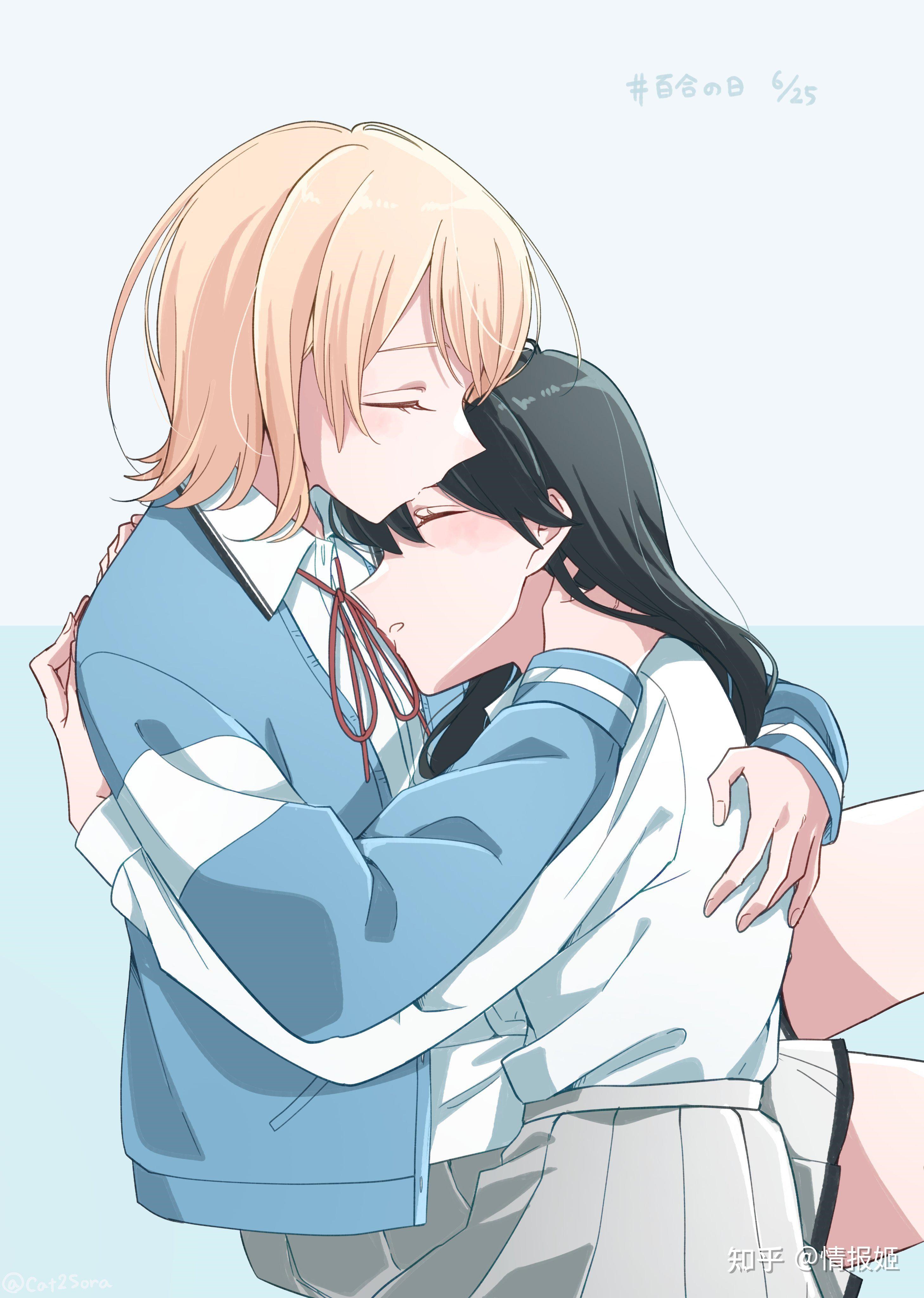 为什么日本有看女孩子贴贴的百合の日