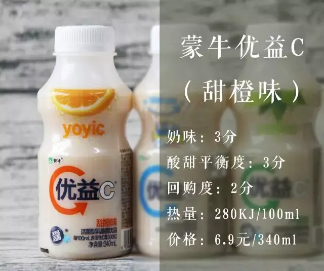 甜橙味养乐多我能一口气喝一板儿,但优益c要一天喝一瓶.
