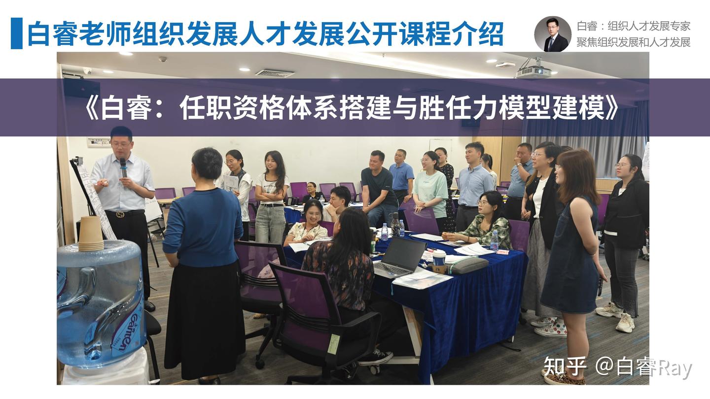白睿:任职资格体系设计与应用课程大纲 - 知乎