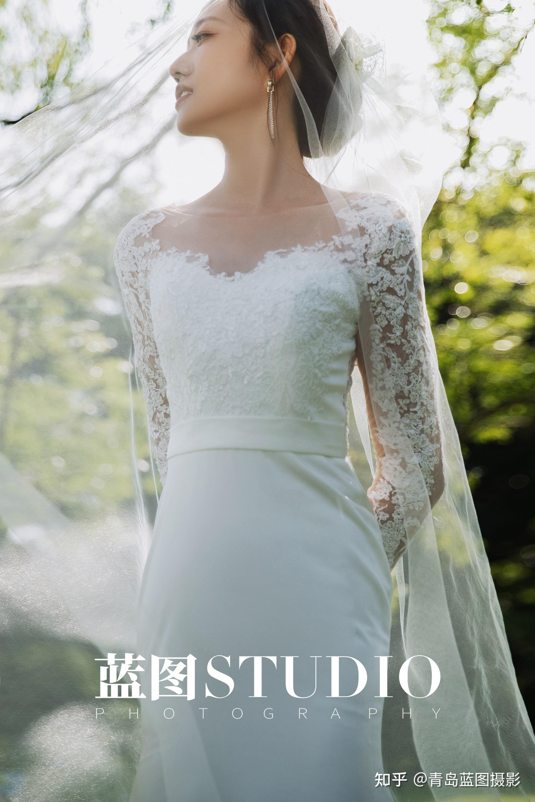 在青岛拍了一套我最期待的森系婚纱照