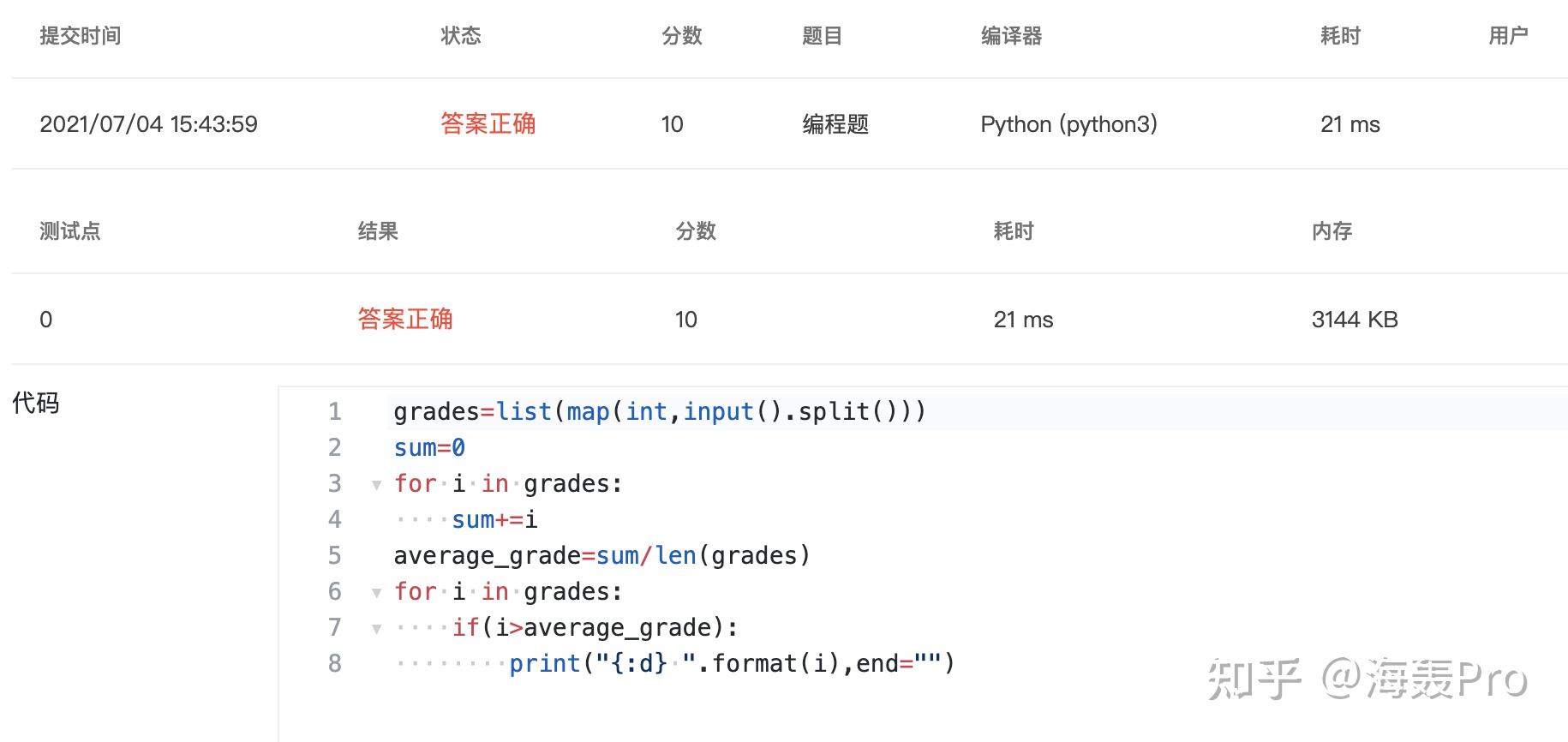  pta python python 