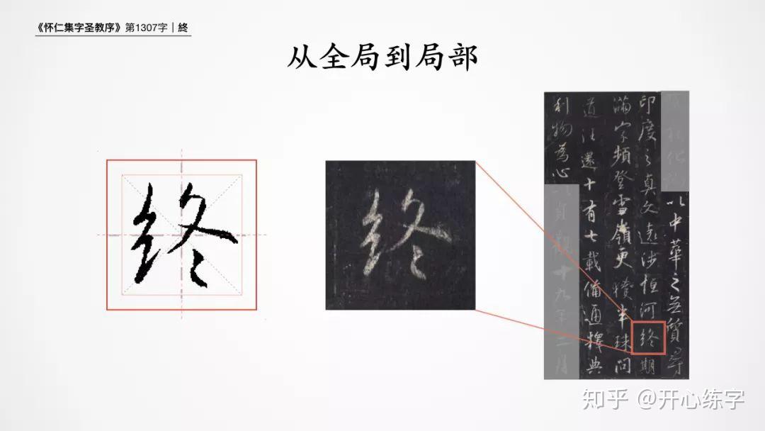 終/终(1307)|硬笔练习书圣王羲之的基础行书《圣教序》|每日精进 - 知乎