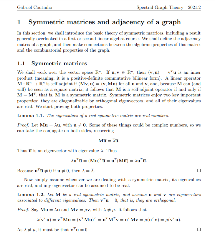  2022 spectral graph theory 100 pdf 