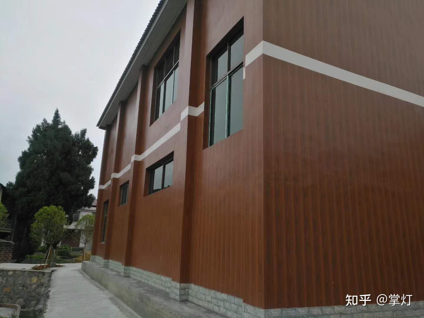 外墙木纹漆怎么施工? - 知乎