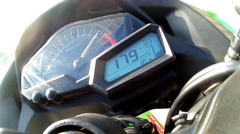 川崎小忍者300cc极速测试,川崎车果然暴力 haokan.baidu.com