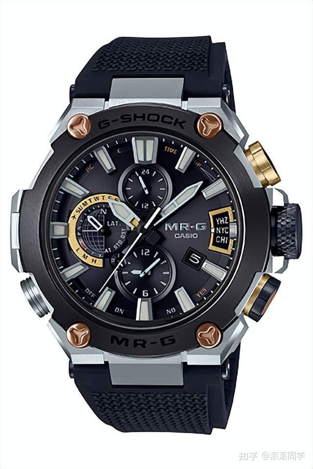 2017年,卡西欧推出mrg-g2000系列,这一次,卡西欧又把树脂表带装回了