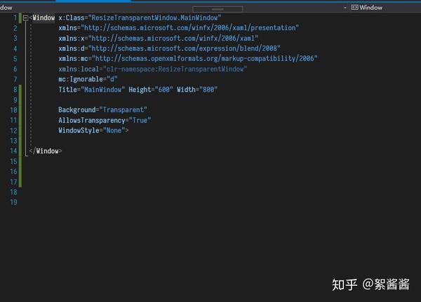 WPF 透明窗口可以调整尺寸（通过拖拽窗口边缘） - 知乎