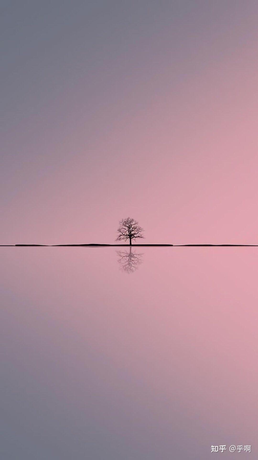 手机壁纸暗调粉色