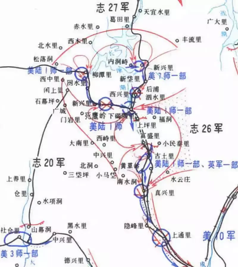 长津湖位置地图图片