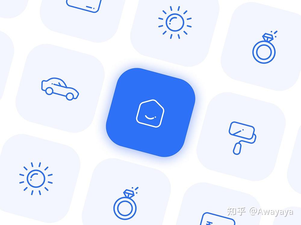 图标设计灵感|简洁线性icon图标设计 知乎