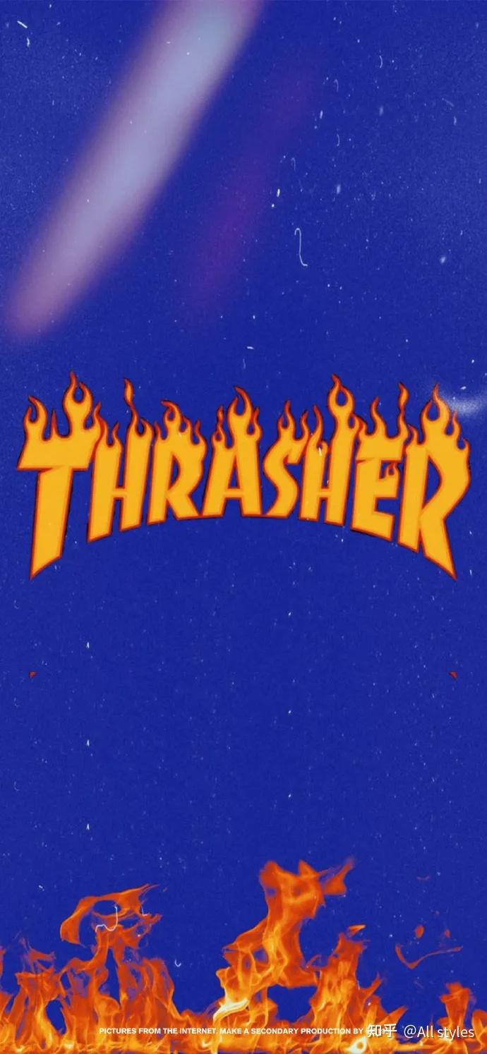 thrasher火焰壁纸高清图片