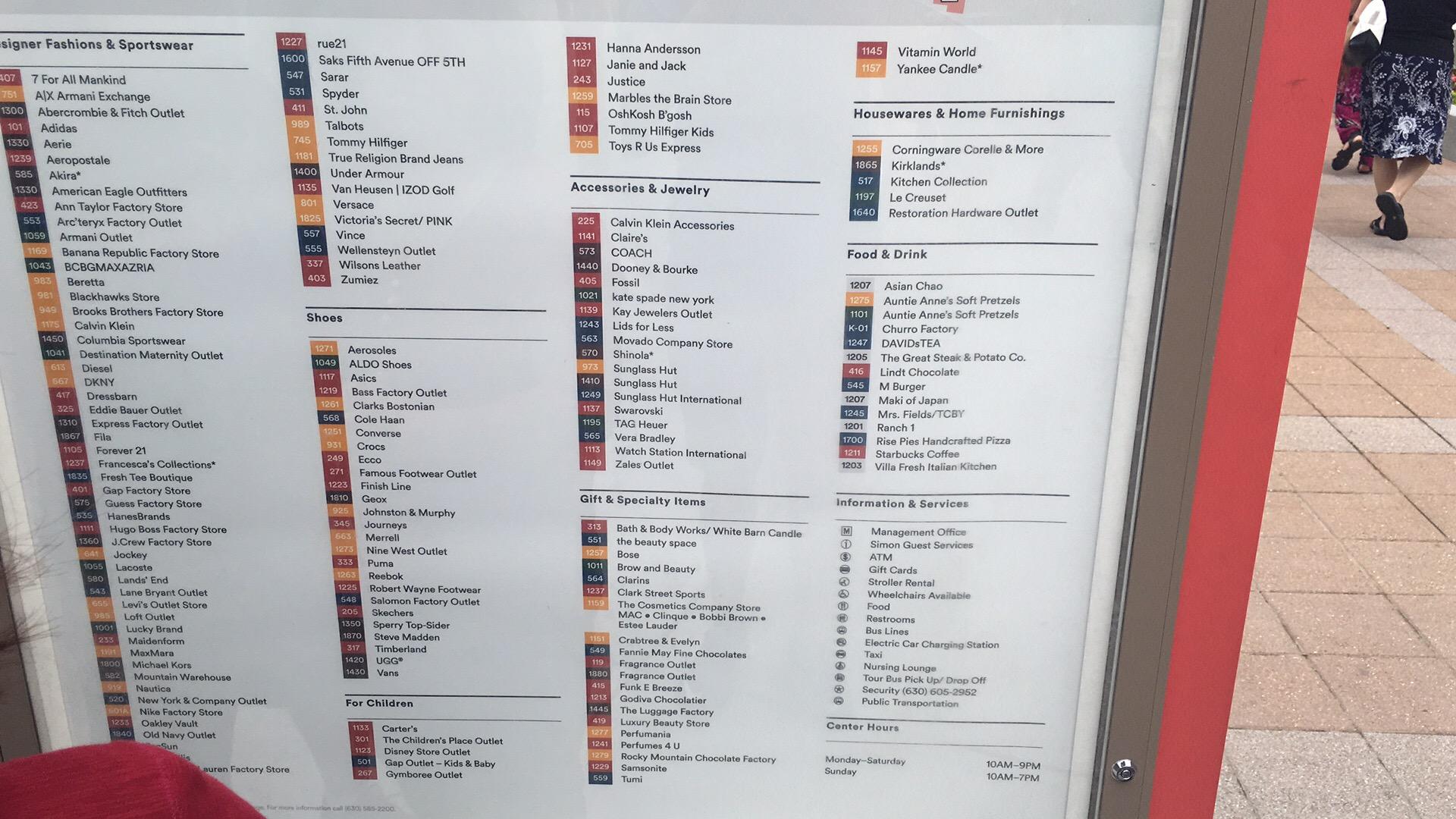 美国芝加哥旅行购物篇1Chicago Premium Outlets 奥特莱斯 知乎