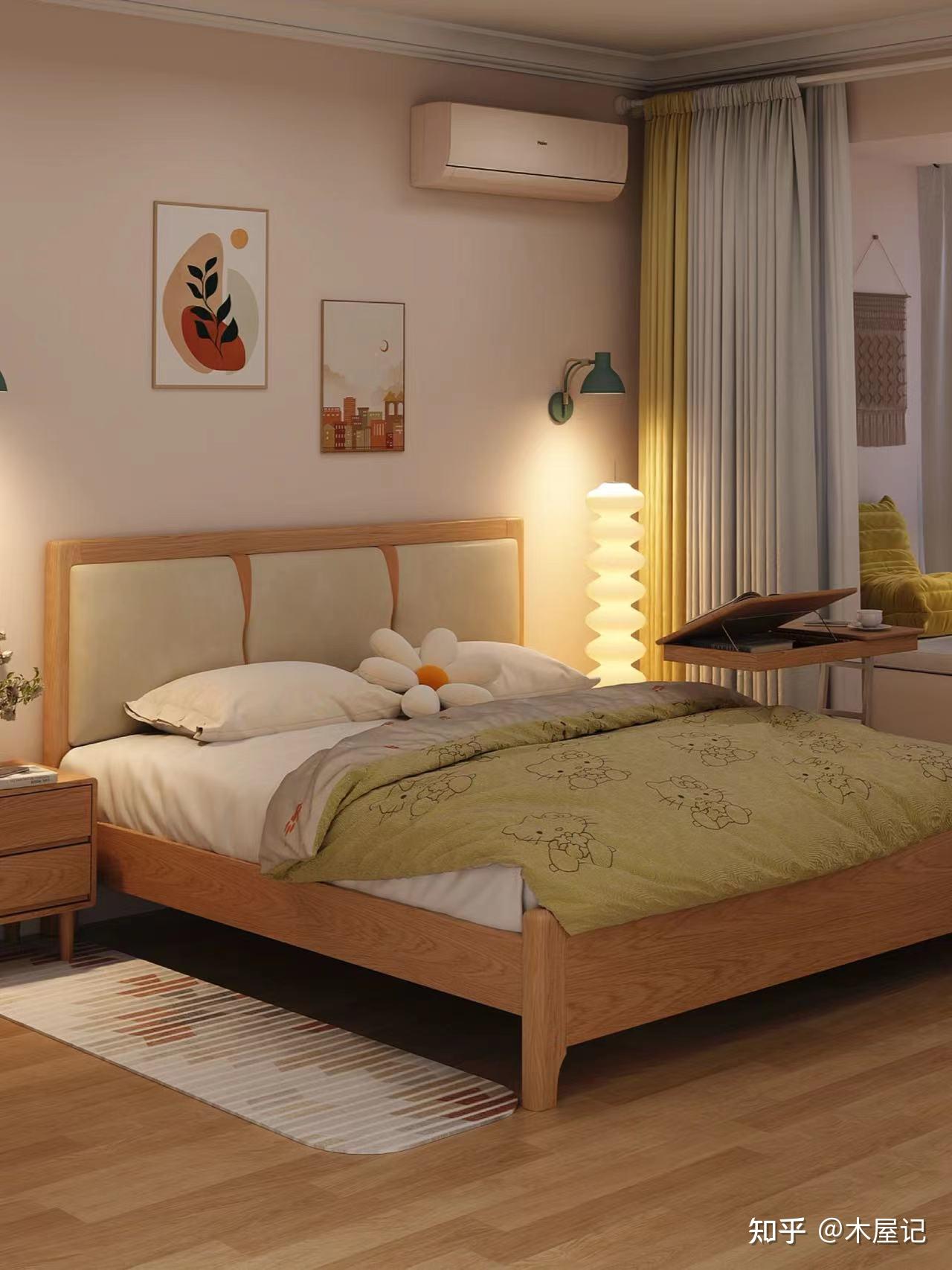 日式原木风|治愈系小清新卧室(实木床)94 - 知乎