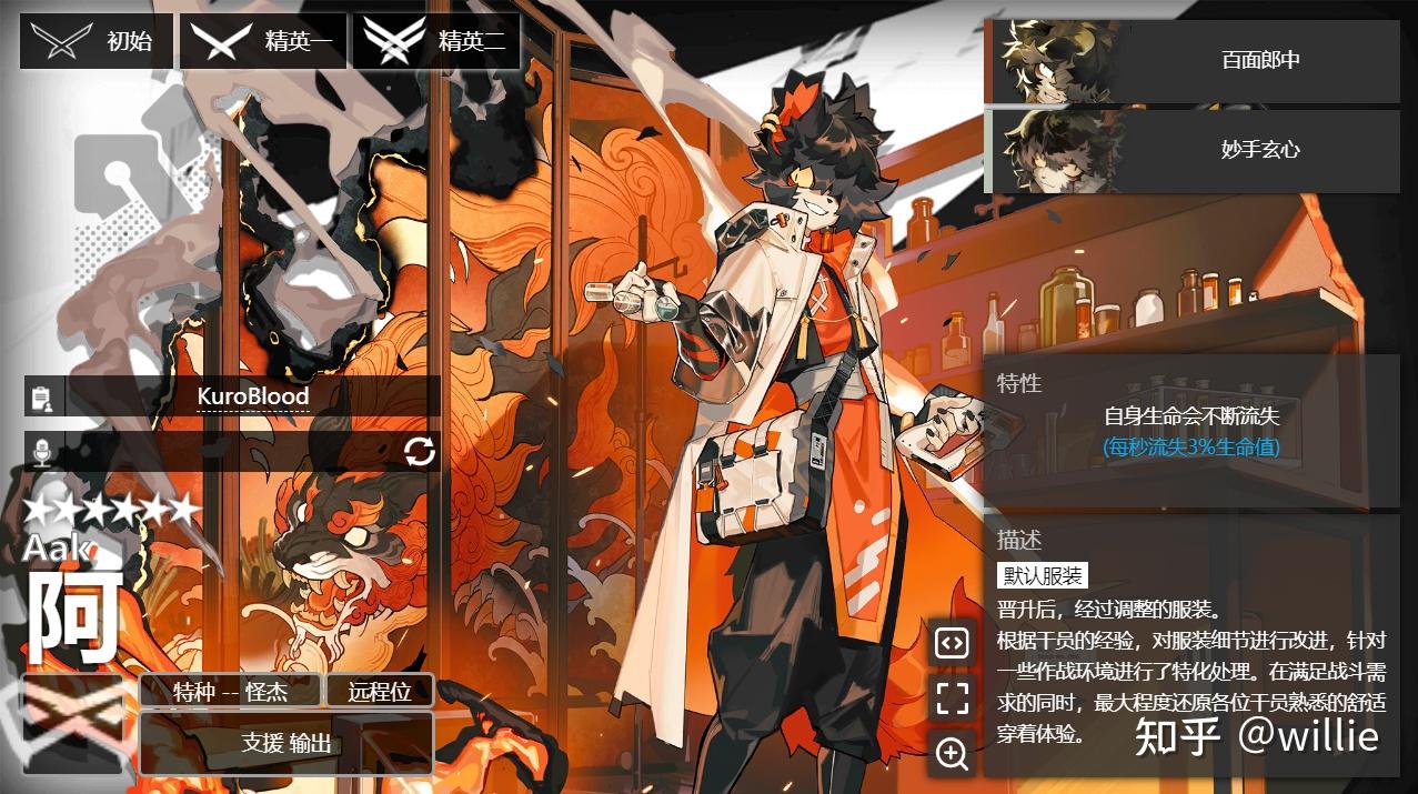 《明日方舟》三周年六星干员设计个人回顾 - 知乎