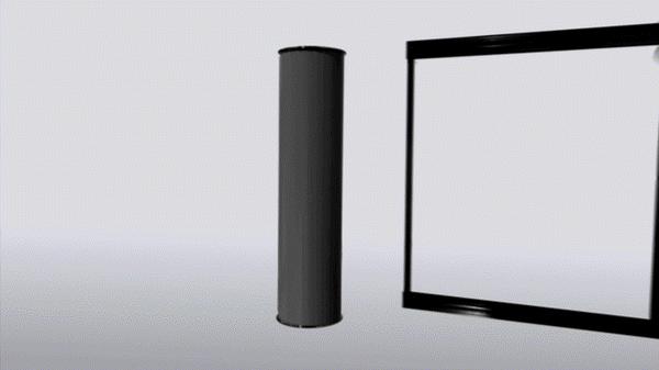 百吋电视入户难解决了海信可折叠激光电视l5k安装分享