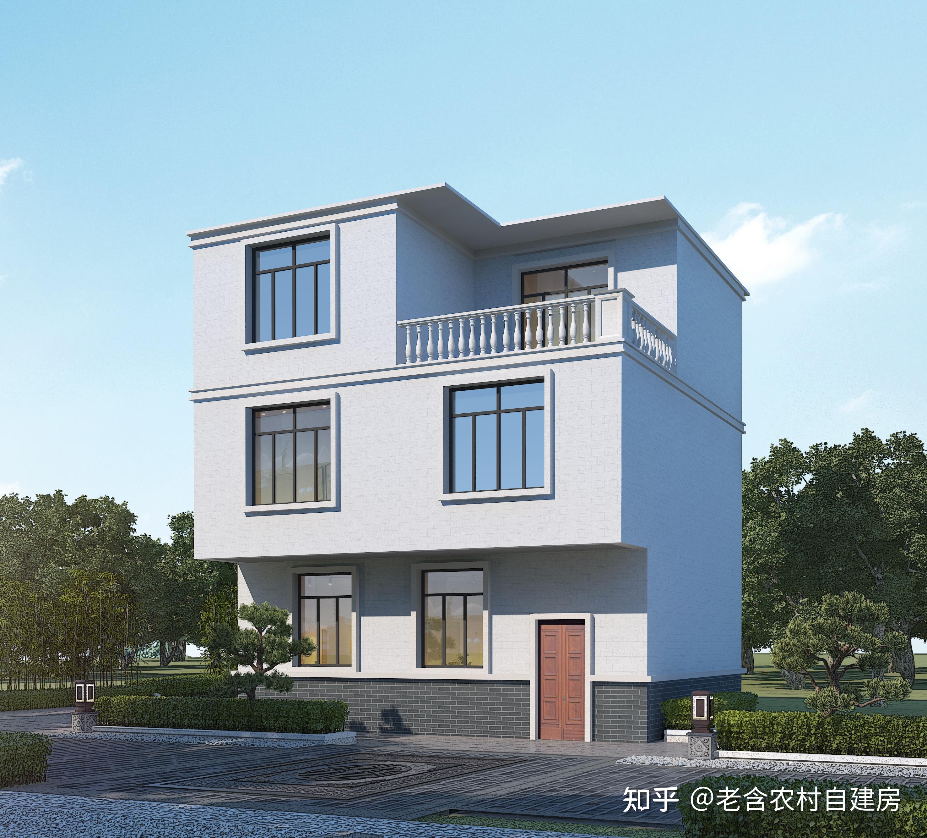 这5款农村自建房竟然花15万就能盖造型经典耐看空间利用得当