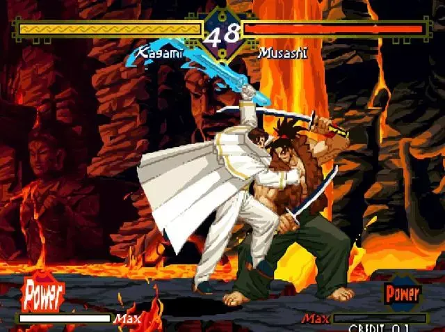 街机游戏月华剑士boss晓武藏和嘉神到底是怎么选出来的