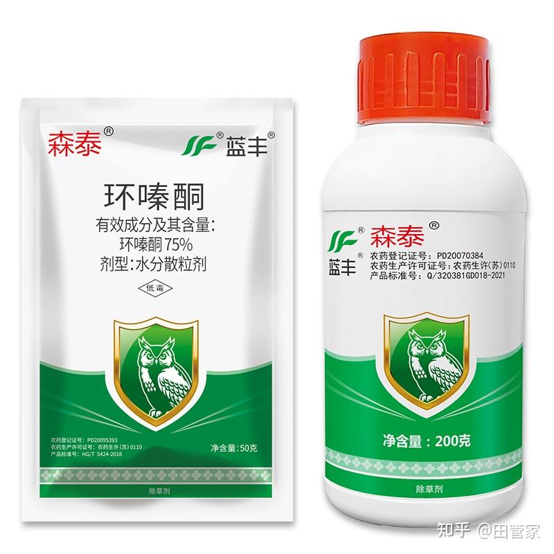 这个药剂就是环嗪酮,环嗪酮是由美国杜邦公司于1974年开发的三嗪酮类