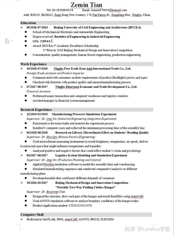 Resume 