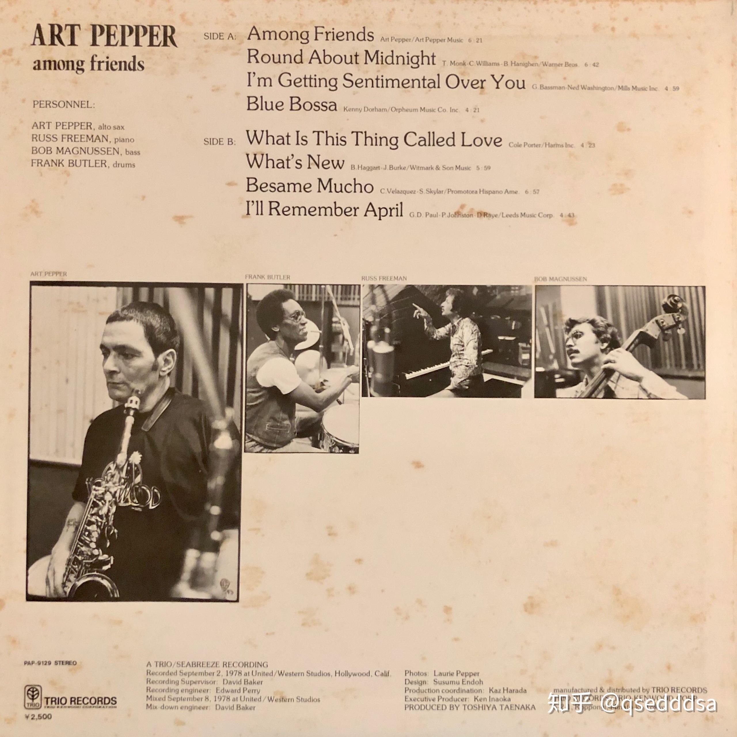 Among Friends Art Pepper 知乎