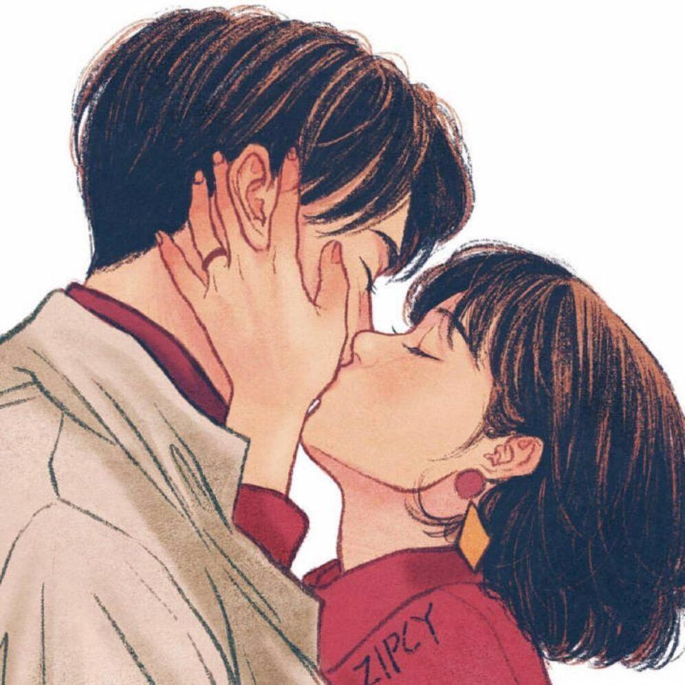 有哪些亲亲的情侣头像 知乎